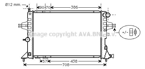 AVA QUALITY COOLING radiatorius, variklio aušinimas OLA2252